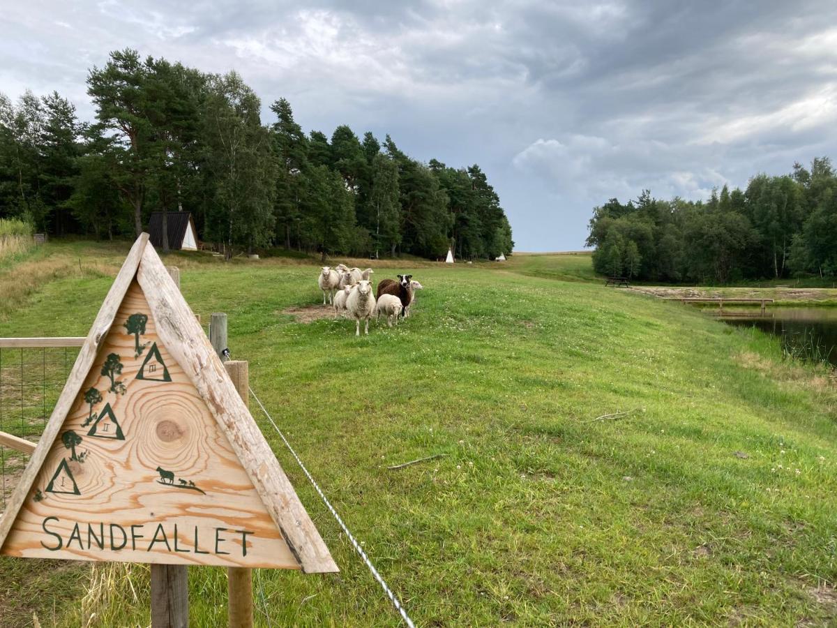 Sandfallet Glamping Laholm Εξωτερικό φωτογραφία